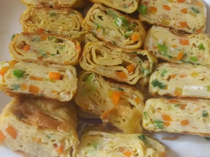 Langkah Mudah untuk Membikin Resep Telur gulung korea yang Uenak Anti Ribet, Sempurna
