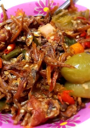 Foto resep Tumis Teri Ranjau Pedas