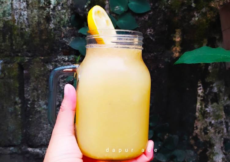 Cara Gampang Menyiapkan Lemon Starfruit Juice Anti Gagal