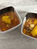 Puchero con lomo de cerdo