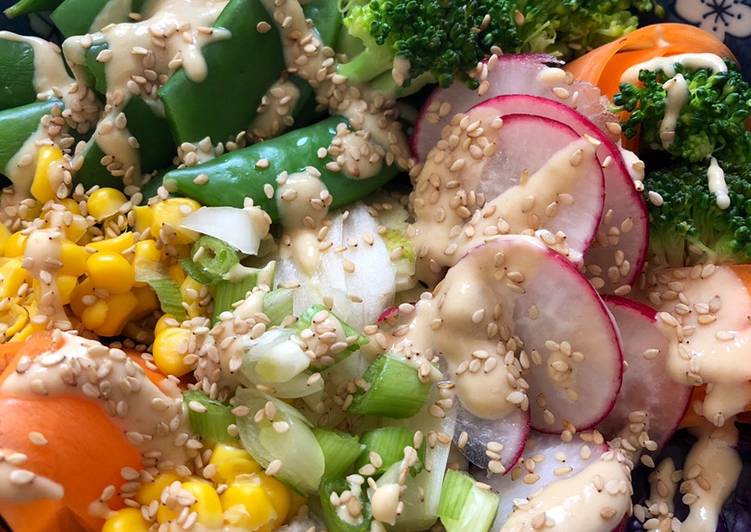 Rainbow Buddha Bowl - vegan