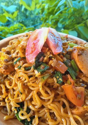 Foto resep Indomie Miegetthi Bolognese #KreasiIndomie