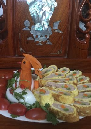 Hình của món Chả phượng.