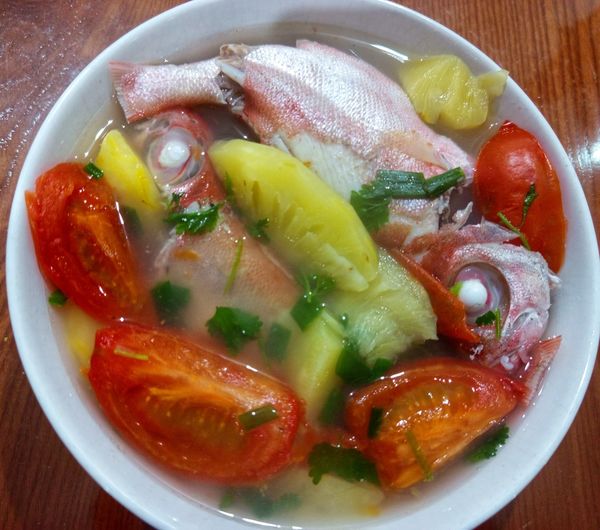 Canh cá sơn thóc nấu ngọt