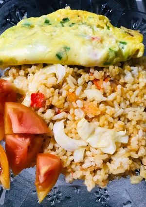 Foto resep Nasi goreng telor