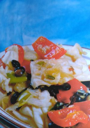 Foto resep Tumis cumi kedelai hitam