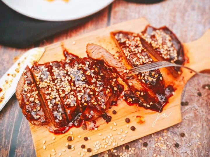 Cara Gampang Menyiapkan Resep Steak Sapi Lada Hitam yang Lezat Sekali Anti Ribet, Mantap Sekali