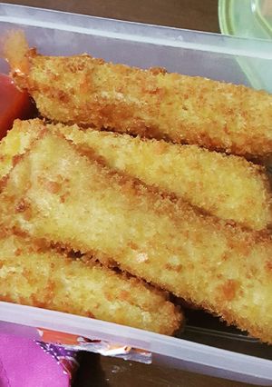 Foto resep Roti Tawar Sosis Keju Goreng