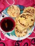 Tortillas con miel de panela