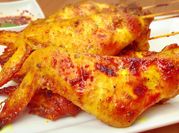 A picture of chicken marinate