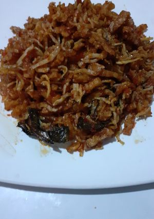 Foto resep 🍒 Orek tempe teri