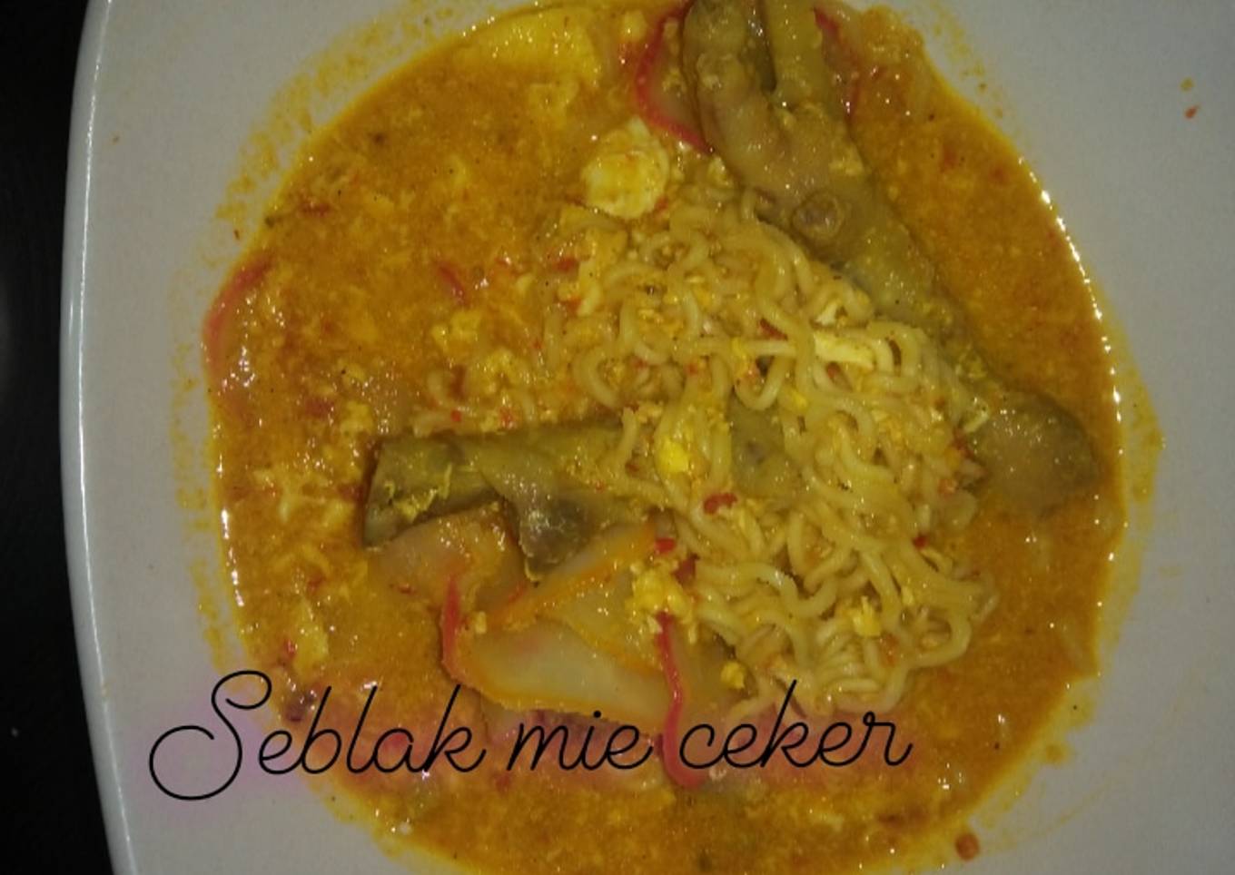 Seblak Mie Ceker