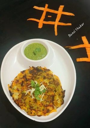 A picture of Paneer rostie.