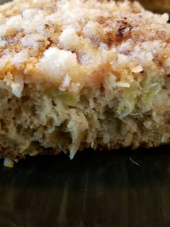 A picture of Coconut Rhubarb Cake.
