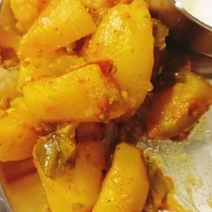 A picture of Aloo shimla mirch ki sabji.