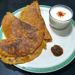 A picture of Methi Besan Chilla.