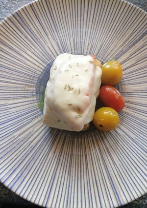 Foto principal de Medallón de solomillo de pavo con tomate y mozzarella