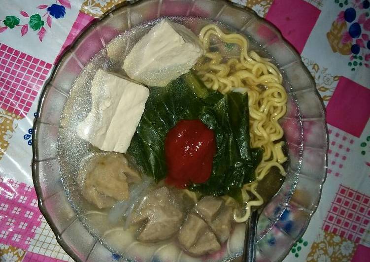 Resep Bakso kuah ala rumahan Lezat