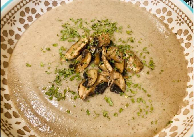 Simple Way to Prepare Quick Creamy Mushroom Soup WITHOUT Cream