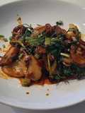 Sichuan style rice cakes