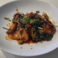 A picture of Sichuan style rice cakes.