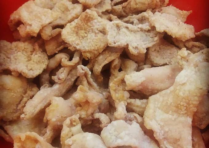 Resep Kulit ayam cryspi Anti Gagal