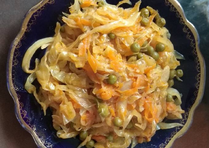 Теплый салат-запеканка из цветной капусты - кулинарный рецепт