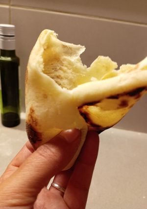 Una foto de Pan pita en sartén NO FALLA