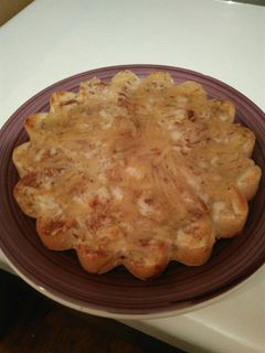 Una foto de Bizcocho de coco con manzana y canela