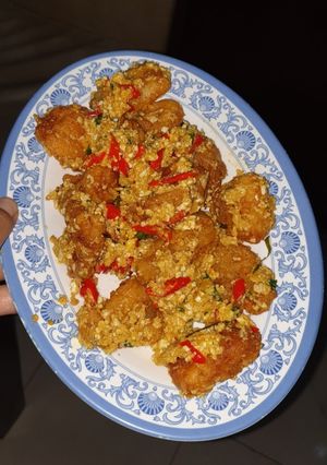Foto resep Ikan Dori telur asin (salted egg)