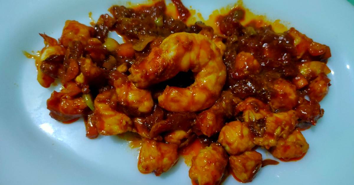  Resep  1 2 Udang  Asam Manis oleh Bunda Kiyandra Masak 