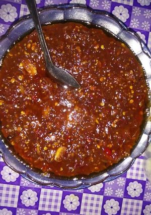 Foto resep Sambal terasi terong asem
