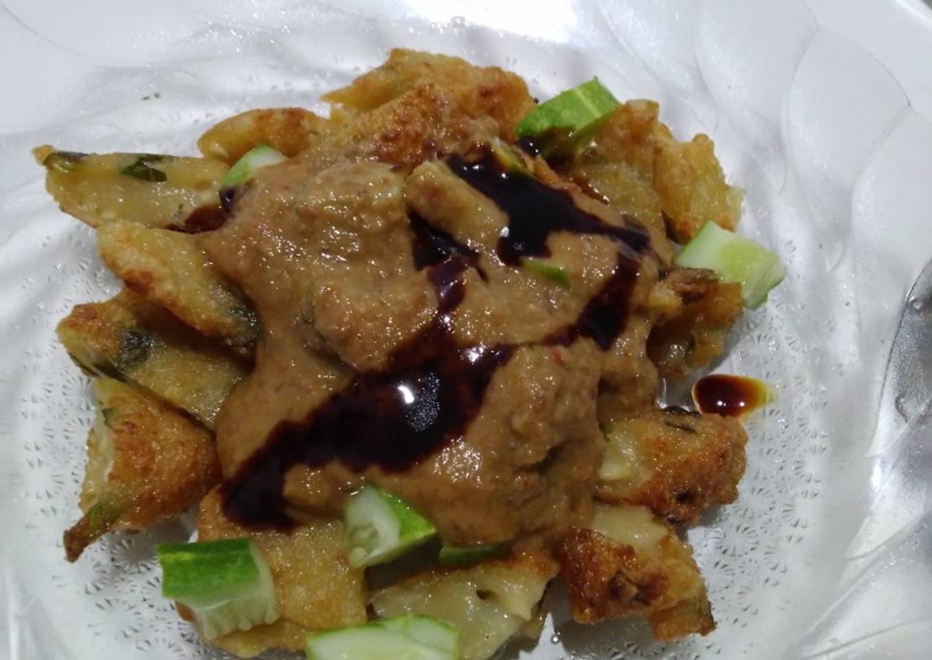 Batagor tanpa ikan ala abang-abang