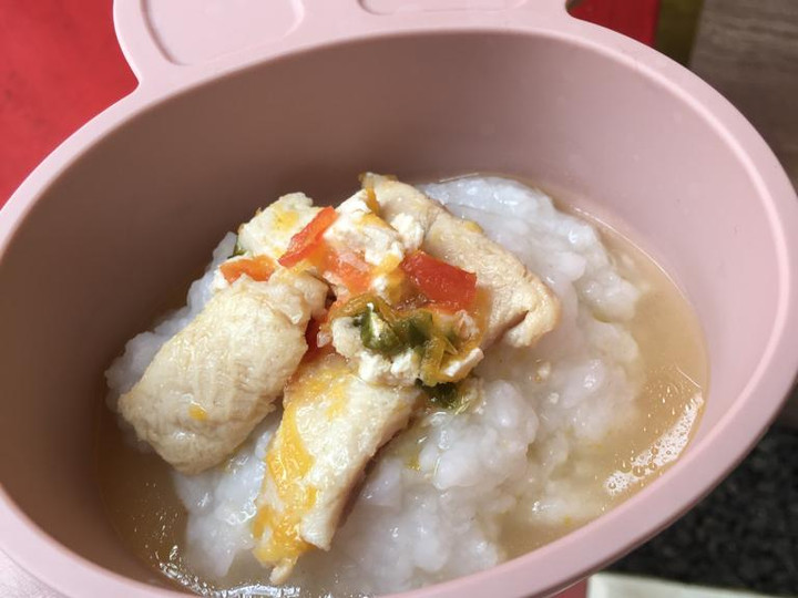 Cara Gampang Membuat Resep MPASI 8m - Bubur sop ikan dori yang Lezat Sekali