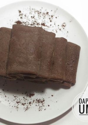 Foto resep Dadar gulung coklat isi unti kelapa
