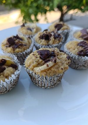 Una foto de Muffins de avena y banana