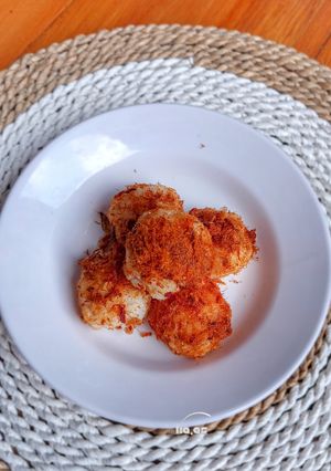 Foto resep Nasi Kepal Abon Instan