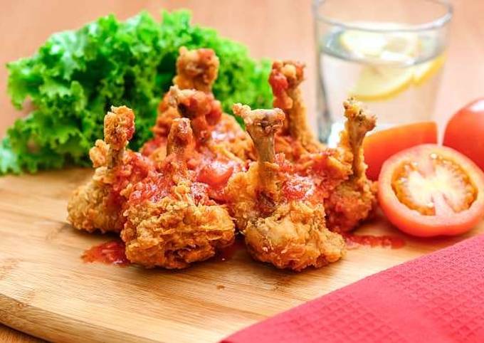 Resep Chicken Drumstick Saus Manis Pedas