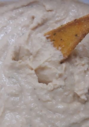 Una foto de Dip de porotos blancos