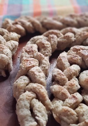 Una foto de Trenzas de avena y queso