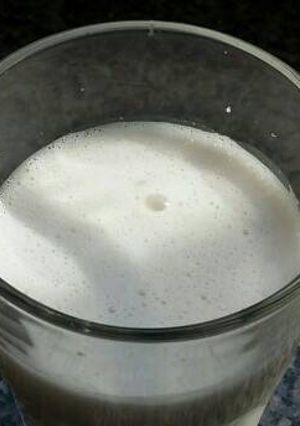 Una foto de Leche de almendras