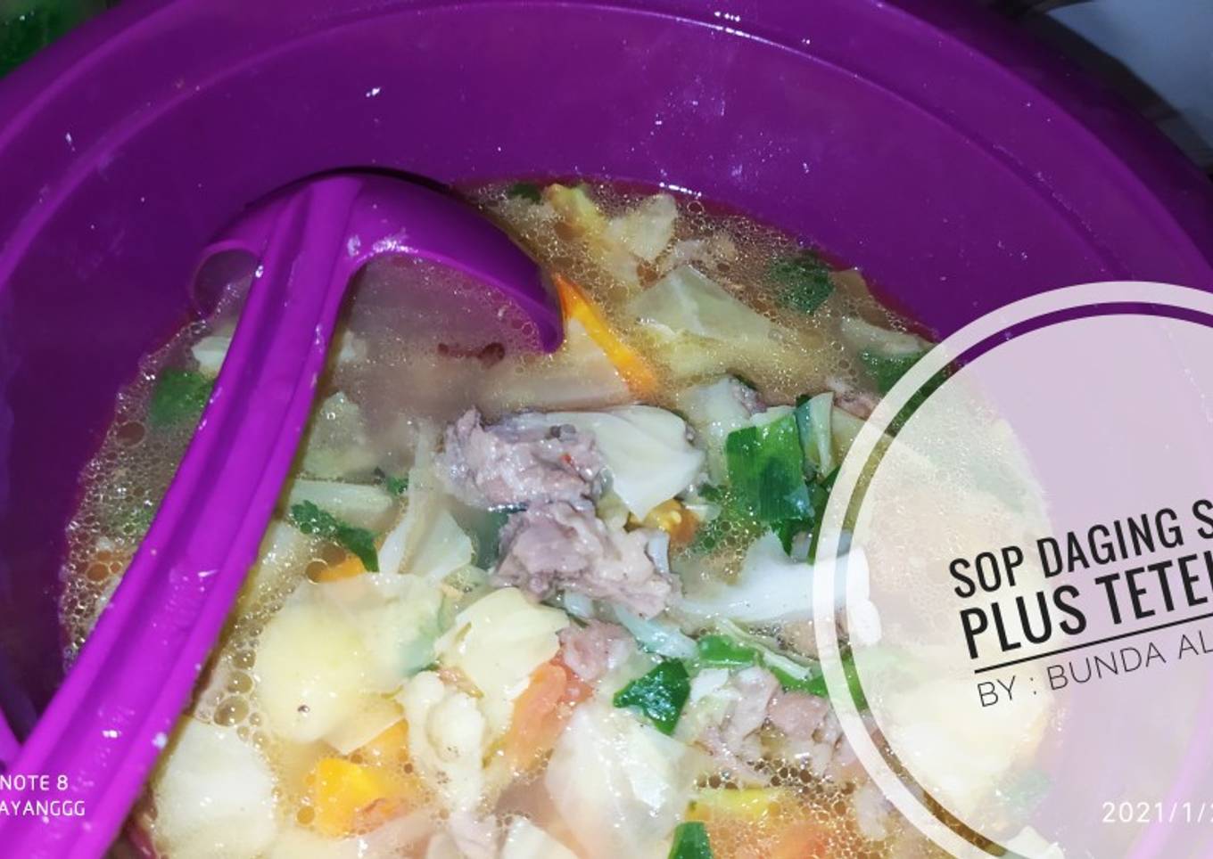 4. Sop Daging Sapi By : Bunda Alesha