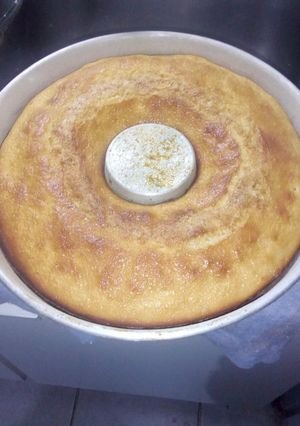 Una foto de Torta bizcochuelo sin leche