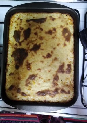 صورة لوصفة مكرونة بالبشاميل