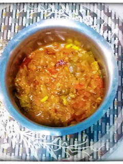 கத்தரிக்காய் கடைசல் (Kathirikkaai kadaisal recipe in tamil) செய்முறை முக்கிய புகைப்படம்