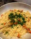 Spaghetti in padella 56 con i fasolari