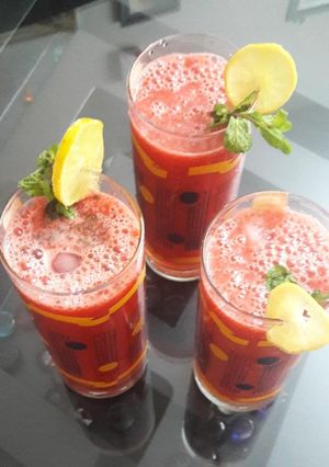 A picture of Watermelon Mojito 🍹🍹🍹.