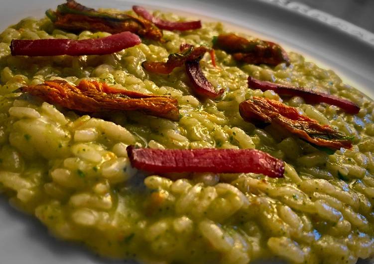 Ricette Sane Di Risotto Ai Fiori Di Zucca Speck E Taleggio