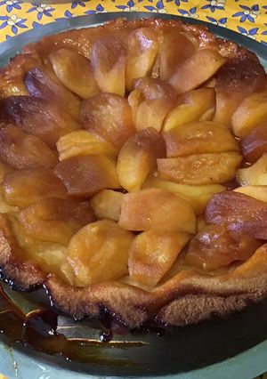 Une photo de Tarte renversée pommes caramel