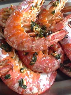 Una foto de Langostinos al horno, súper rápidos